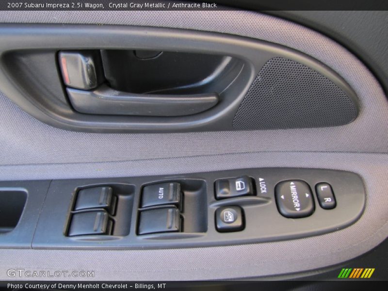 Crystal Gray Metallic / Anthracite Black 2007 Subaru Impreza 2.5i Wagon