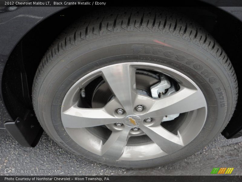 Black Granite Metallic / Ebony 2012 Chevrolet Malibu LT