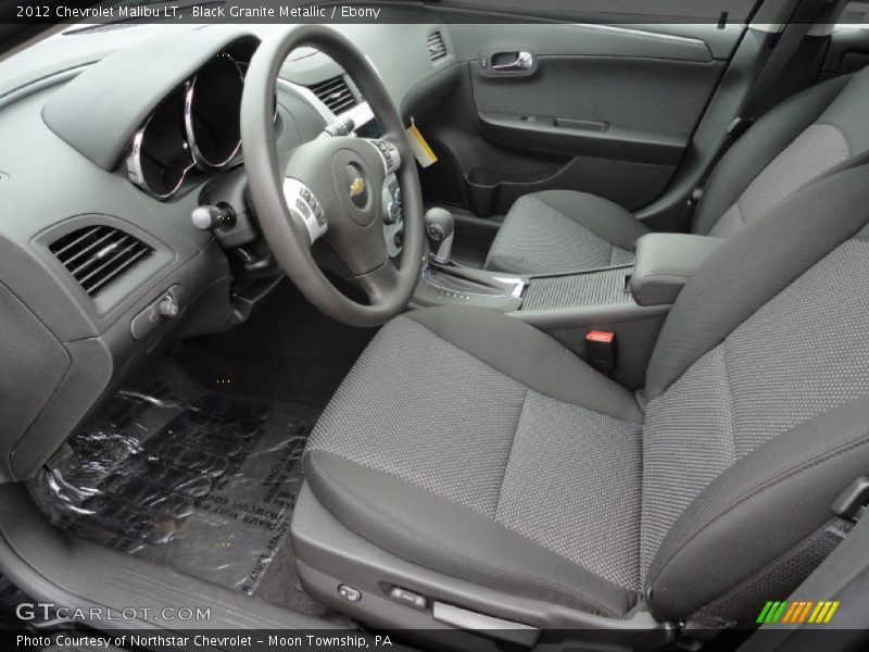 Black Granite Metallic / Ebony 2012 Chevrolet Malibu LT