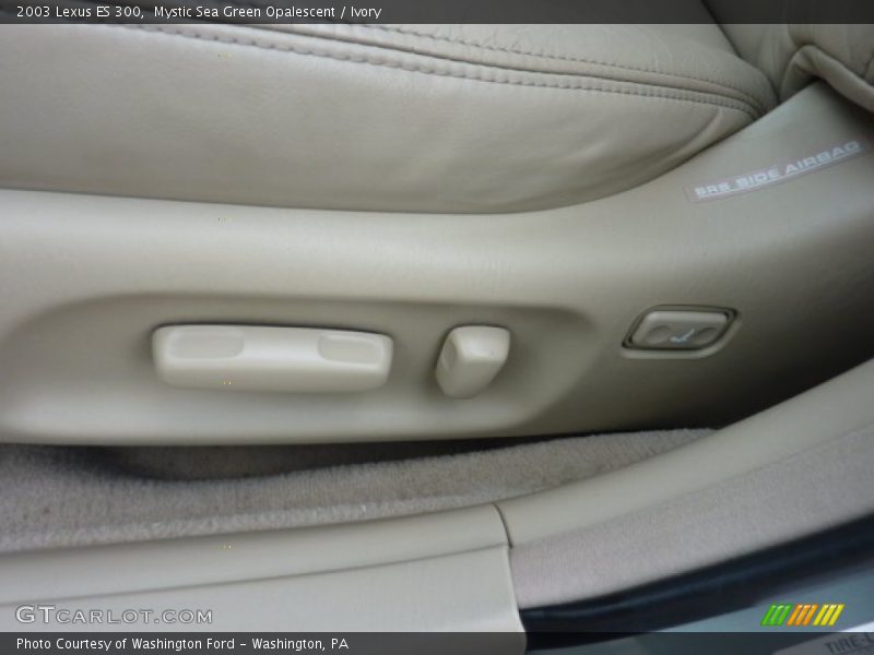 Mystic Sea Green Opalescent / Ivory 2003 Lexus ES 300