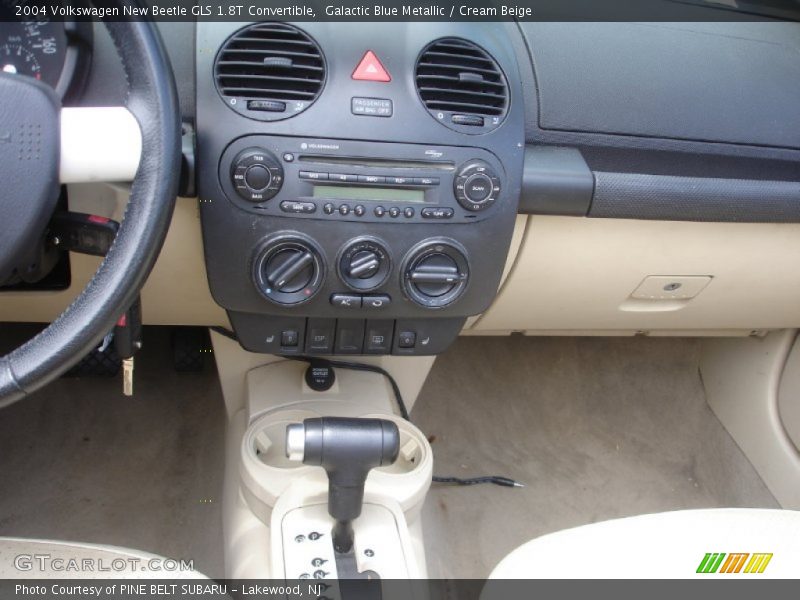 Galactic Blue Metallic / Cream Beige 2004 Volkswagen New Beetle GLS 1.8T Convertible