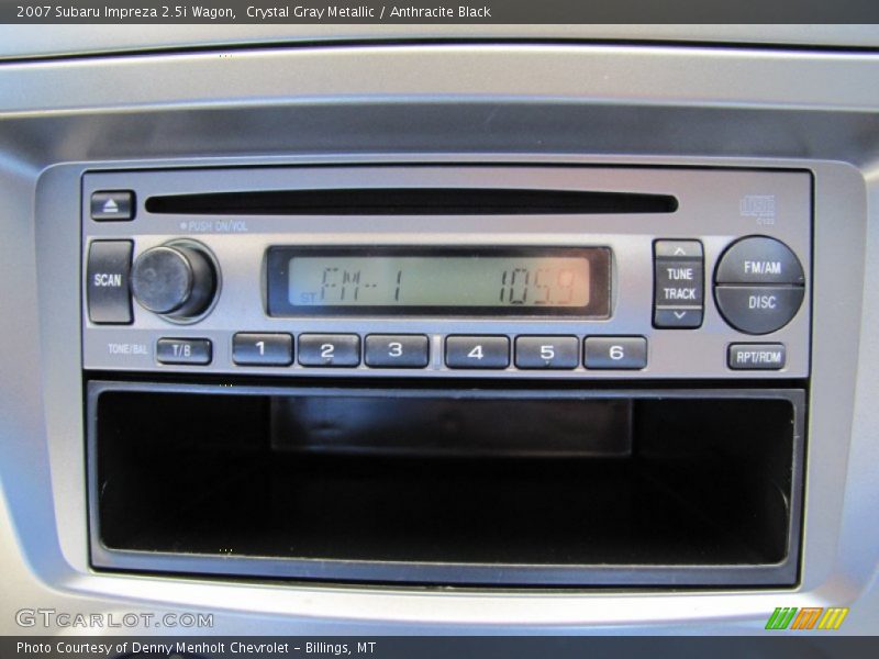 Crystal Gray Metallic / Anthracite Black 2007 Subaru Impreza 2.5i Wagon