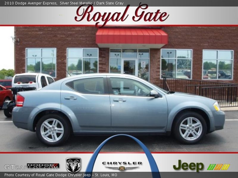 Silver Steel Metallic / Dark Slate Gray 2010 Dodge Avenger Express