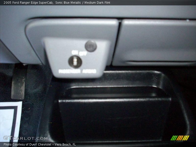Sonic Blue Metallic / Medium Dark Flint 2005 Ford Ranger Edge SuperCab