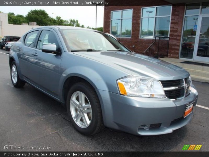 Silver Steel Metallic / Dark Slate Gray 2010 Dodge Avenger Express