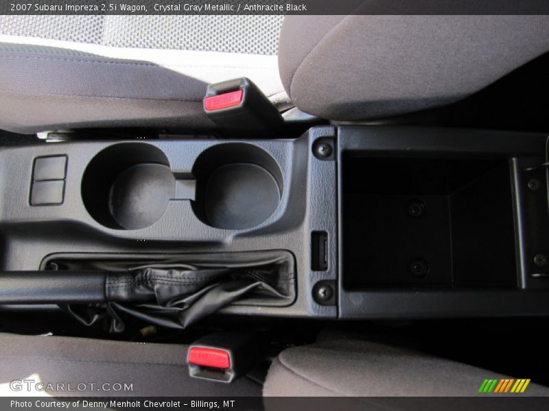 Crystal Gray Metallic / Anthracite Black 2007 Subaru Impreza 2.5i Wagon