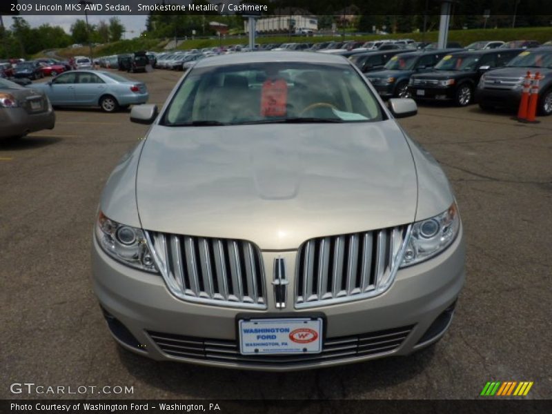 Smokestone Metallic / Cashmere 2009 Lincoln MKS AWD Sedan