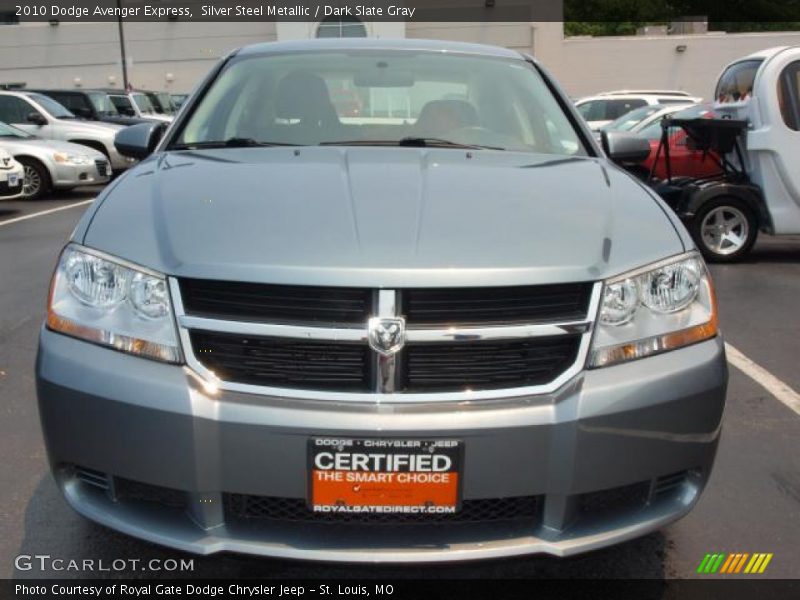 Silver Steel Metallic / Dark Slate Gray 2010 Dodge Avenger Express