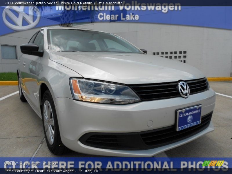 White Gold Metallic / Latte Macchiato 2011 Volkswagen Jetta S Sedan