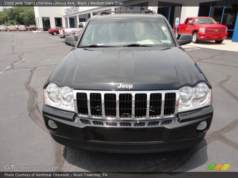 Black / Medium Slate Gray 2006 Jeep Grand Cherokee Limited 4x4