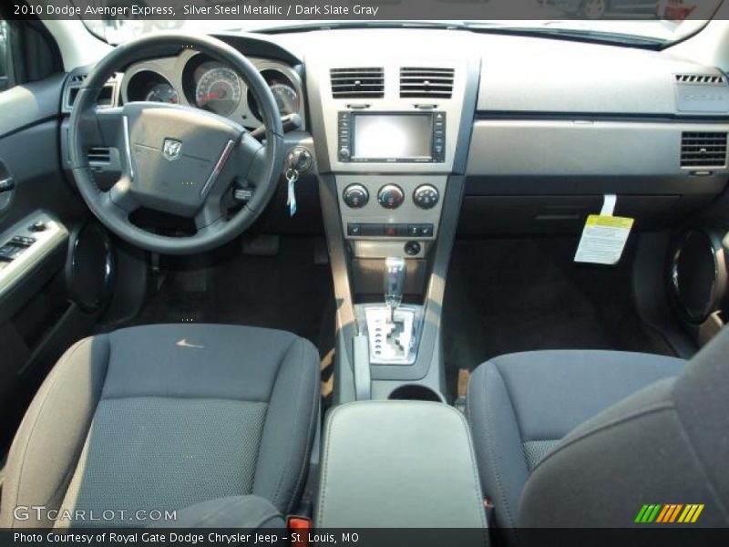 Silver Steel Metallic / Dark Slate Gray 2010 Dodge Avenger Express