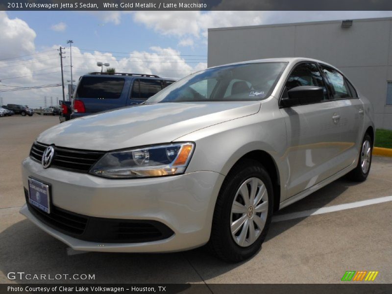 White Gold Metallic / Latte Macchiato 2011 Volkswagen Jetta S Sedan