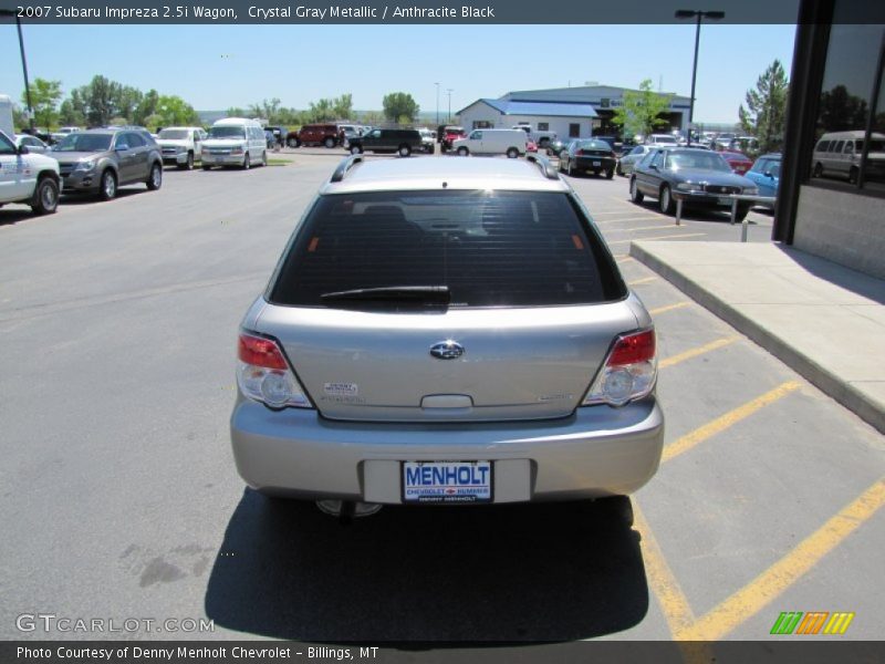 Crystal Gray Metallic / Anthracite Black 2007 Subaru Impreza 2.5i Wagon