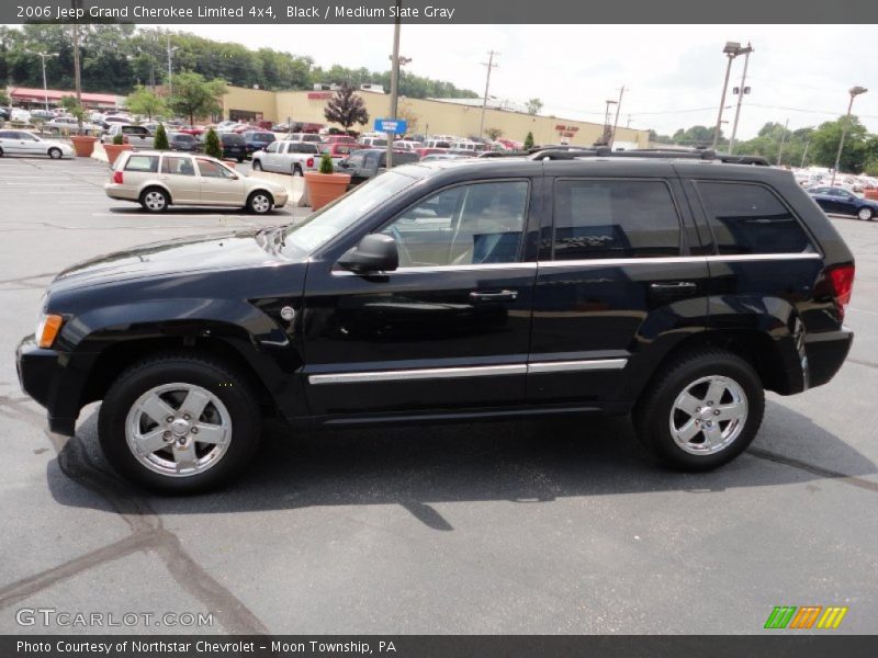 Black / Medium Slate Gray 2006 Jeep Grand Cherokee Limited 4x4