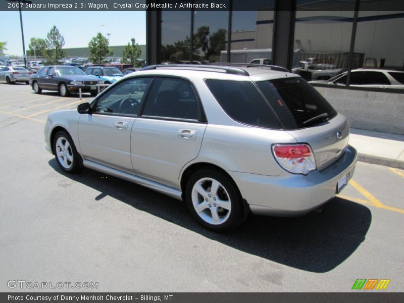 Crystal Gray Metallic / Anthracite Black 2007 Subaru Impreza 2.5i Wagon