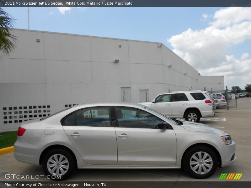 White Gold Metallic / Latte Macchiato 2011 Volkswagen Jetta S Sedan