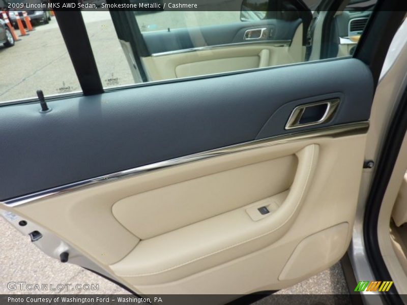 Smokestone Metallic / Cashmere 2009 Lincoln MKS AWD Sedan