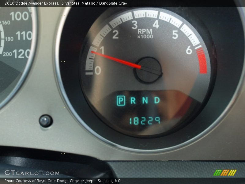 Silver Steel Metallic / Dark Slate Gray 2010 Dodge Avenger Express
