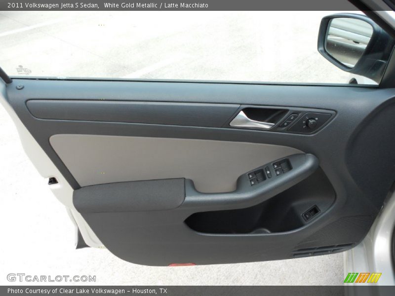 White Gold Metallic / Latte Macchiato 2011 Volkswagen Jetta S Sedan