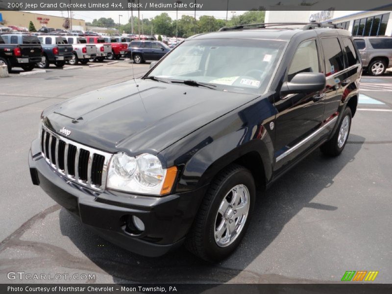 Black / Medium Slate Gray 2006 Jeep Grand Cherokee Limited 4x4