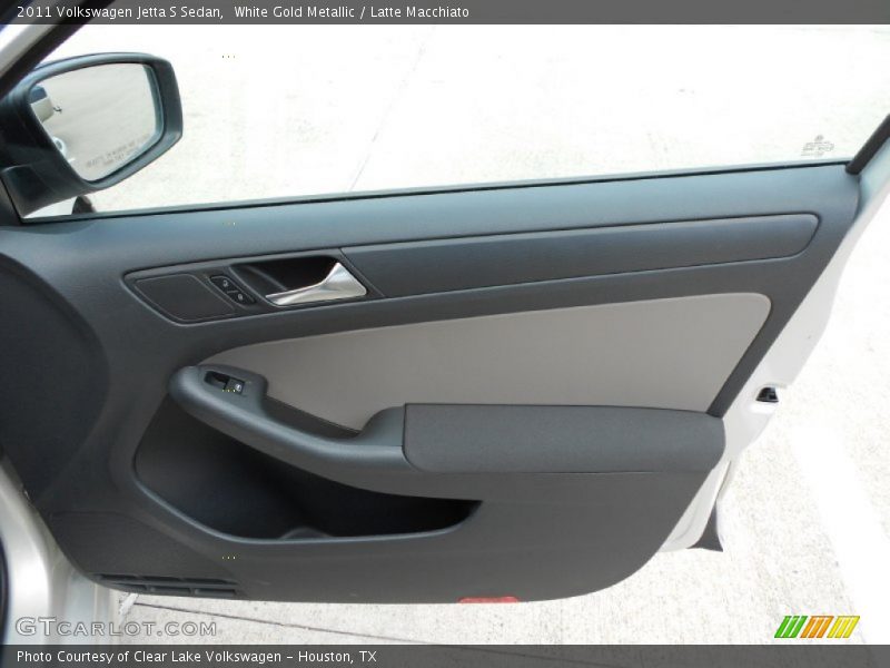 White Gold Metallic / Latte Macchiato 2011 Volkswagen Jetta S Sedan