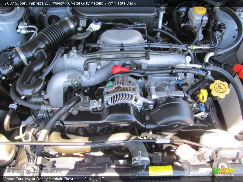Crystal Gray Metallic / Anthracite Black 2007 Subaru Impreza 2.5i Wagon