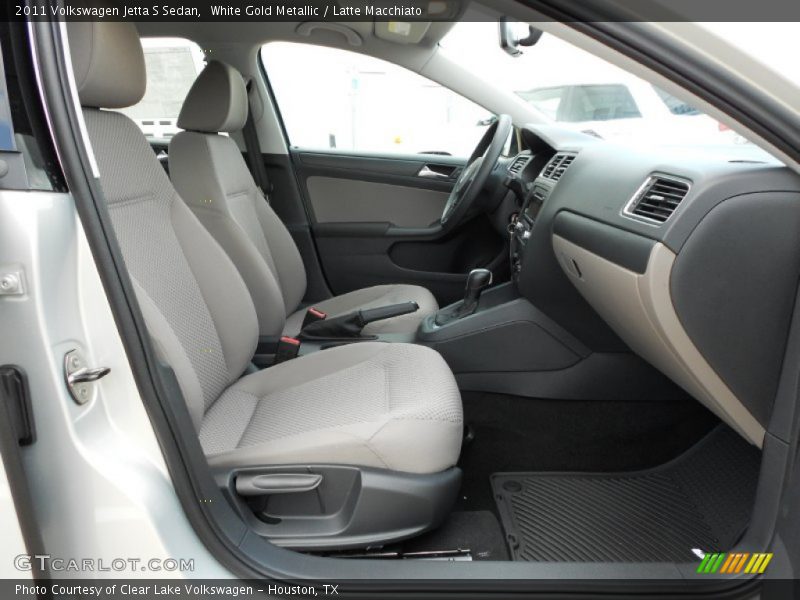White Gold Metallic / Latte Macchiato 2011 Volkswagen Jetta S Sedan