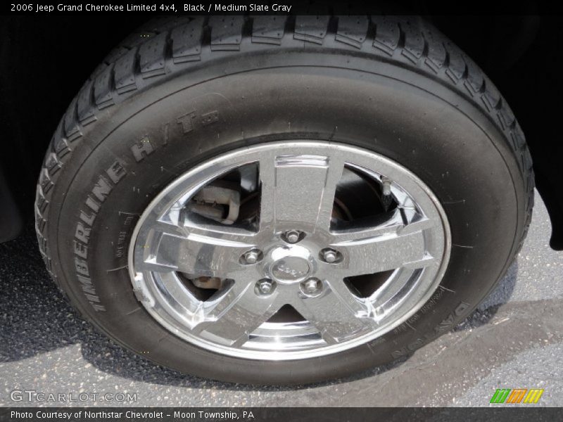 Black / Medium Slate Gray 2006 Jeep Grand Cherokee Limited 4x4