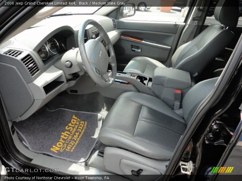 Black / Medium Slate Gray 2006 Jeep Grand Cherokee Limited 4x4