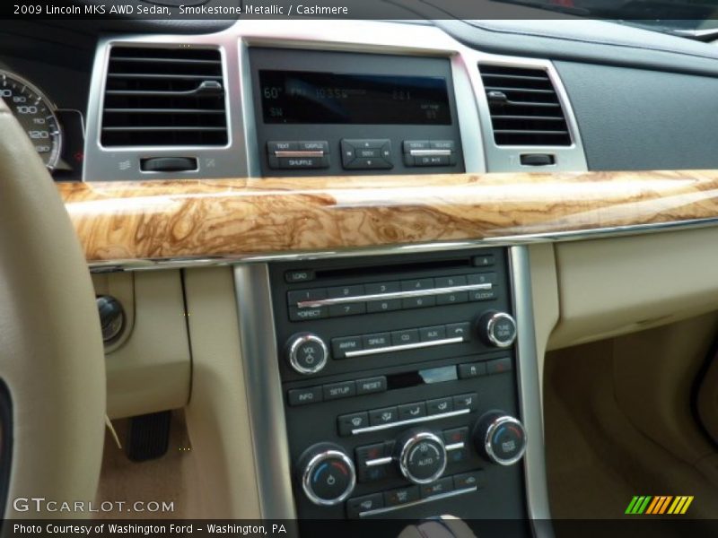 Smokestone Metallic / Cashmere 2009 Lincoln MKS AWD Sedan