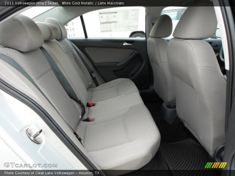 White Gold Metallic / Latte Macchiato 2011 Volkswagen Jetta S Sedan