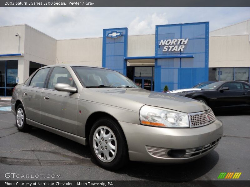 Pewter / Gray 2003 Saturn L Series L200 Sedan