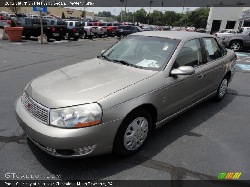 Pewter / Gray 2003 Saturn L Series L200 Sedan