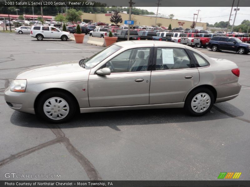 Pewter / Gray 2003 Saturn L Series L200 Sedan
