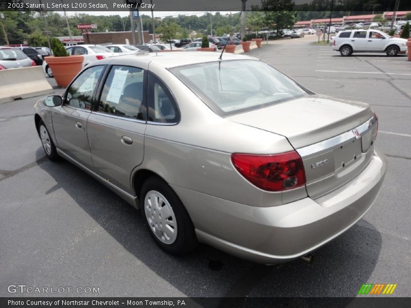 Pewter / Gray 2003 Saturn L Series L200 Sedan