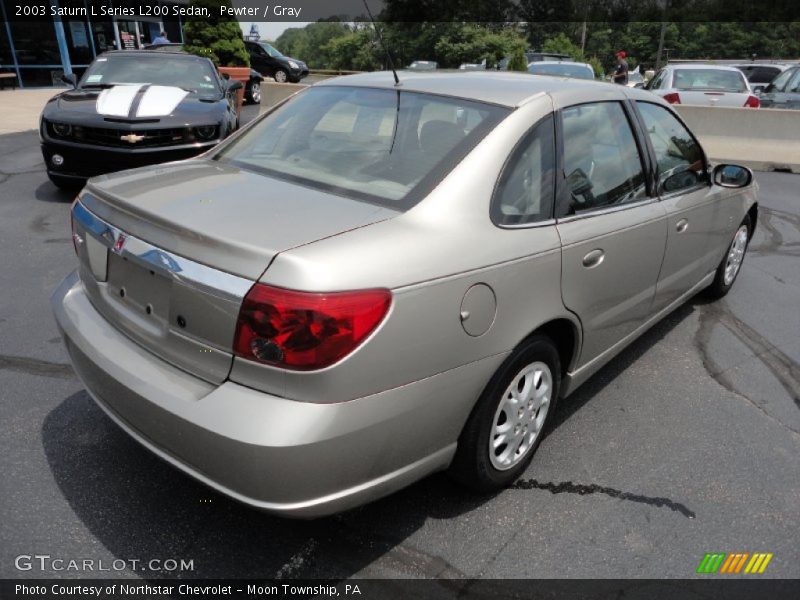Pewter / Gray 2003 Saturn L Series L200 Sedan