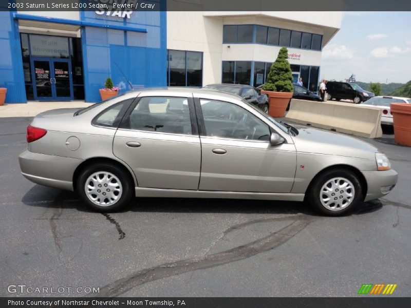 Pewter / Gray 2003 Saturn L Series L200 Sedan