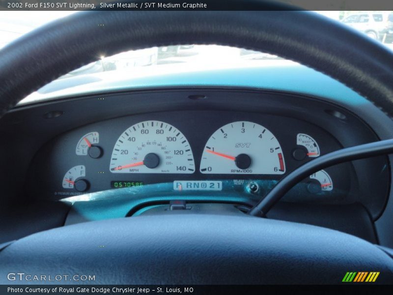 Silver Metallic / SVT Medium Graphite 2002 Ford F150 SVT Lightning