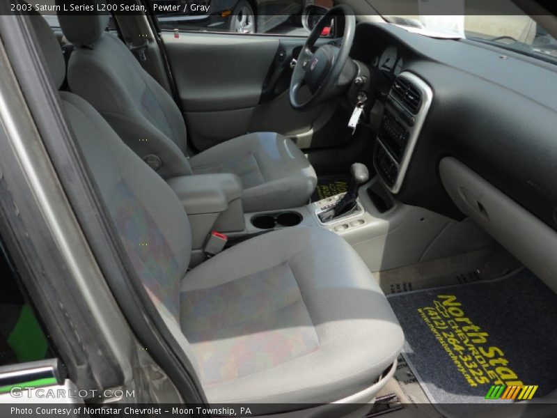 Pewter / Gray 2003 Saturn L Series L200 Sedan