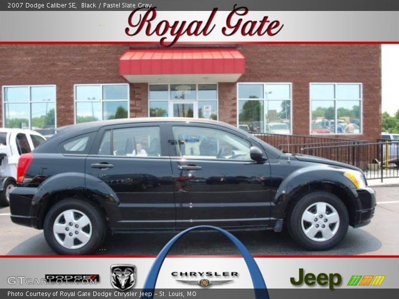 Black / Pastel Slate Gray 2007 Dodge Caliber SE