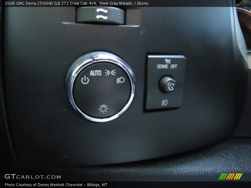Steel Gray Metallic / Ebony 2008 GMC Sierra 2500HD SLE Z71 Crew Cab 4x4