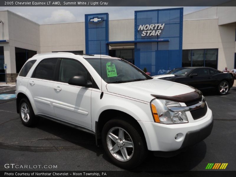 Summit White / Light Gray 2005 Chevrolet Equinox LT AWD