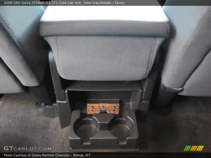 Steel Gray Metallic / Ebony 2008 GMC Sierra 2500HD SLE Z71 Crew Cab 4x4