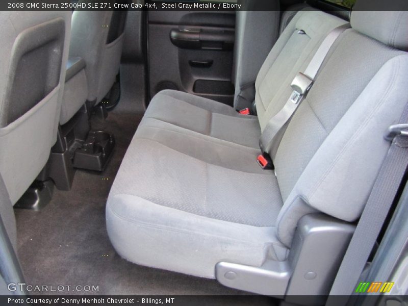 Steel Gray Metallic / Ebony 2008 GMC Sierra 2500HD SLE Z71 Crew Cab 4x4