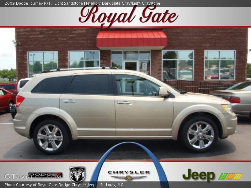 Light Sandstone Metallic / Dark Slate Gray/Light Graystone 2009 Dodge Journey R/T