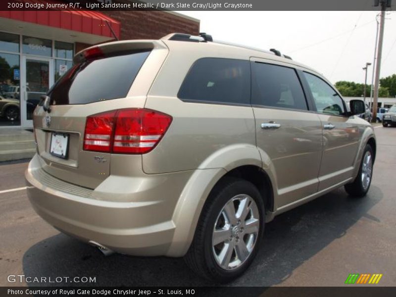 Light Sandstone Metallic / Dark Slate Gray/Light Graystone 2009 Dodge Journey R/T