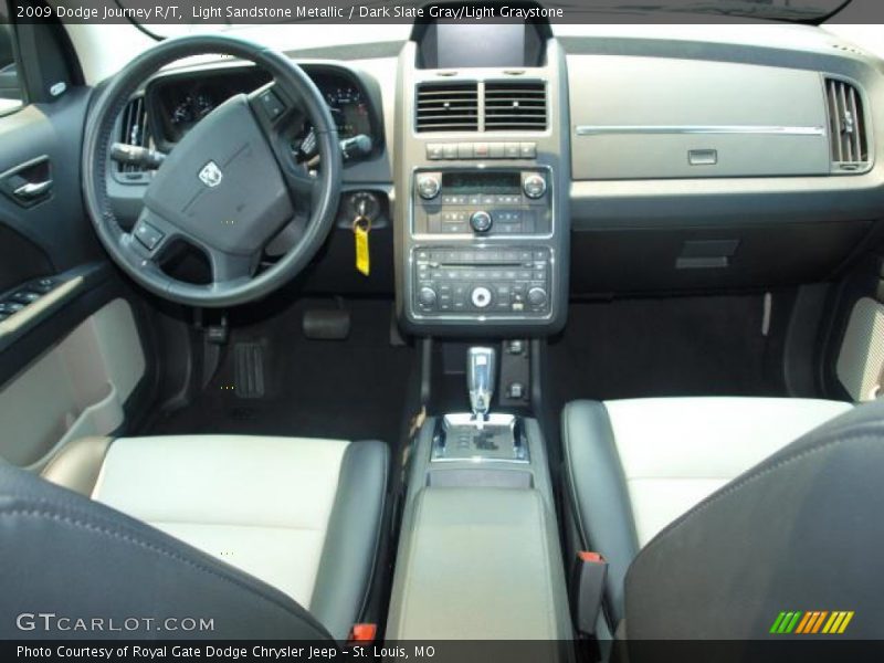 Light Sandstone Metallic / Dark Slate Gray/Light Graystone 2009 Dodge Journey R/T