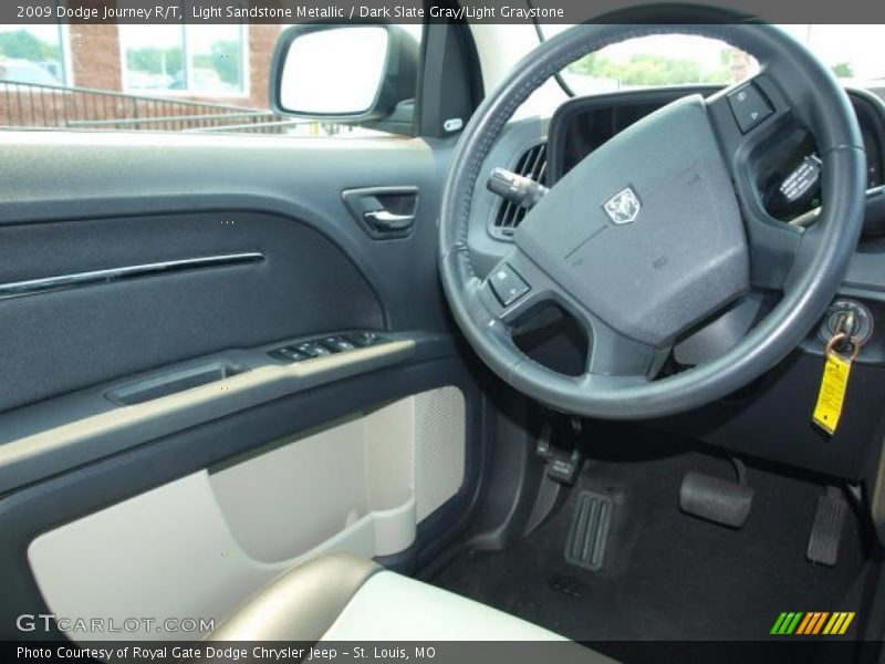 Light Sandstone Metallic / Dark Slate Gray/Light Graystone 2009 Dodge Journey R/T