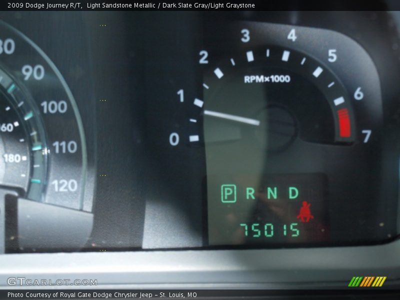 Light Sandstone Metallic / Dark Slate Gray/Light Graystone 2009 Dodge Journey R/T