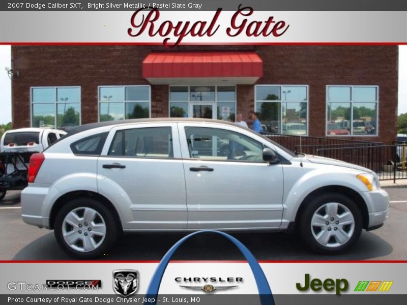 Bright Silver Metallic / Pastel Slate Gray 2007 Dodge Caliber SXT